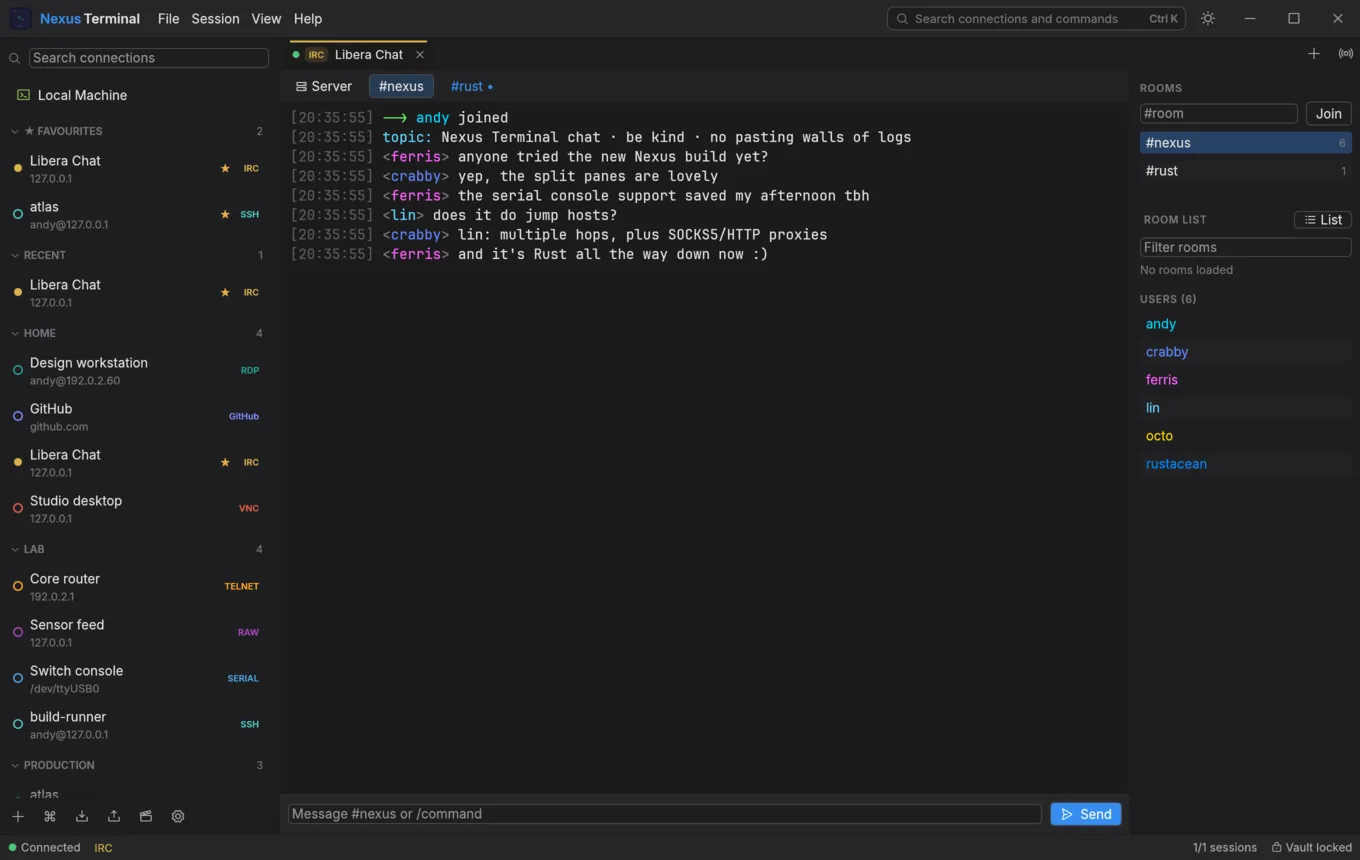 IRC chat