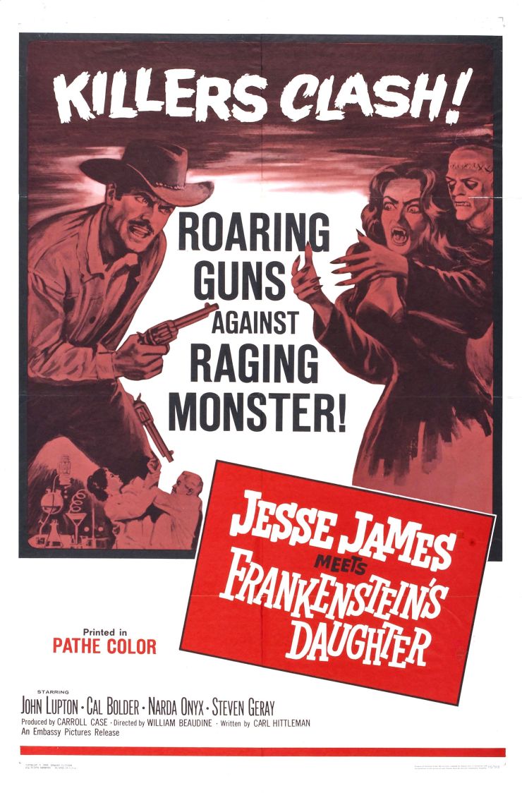 Jesse James Meets Frankensteins Daughter Poster